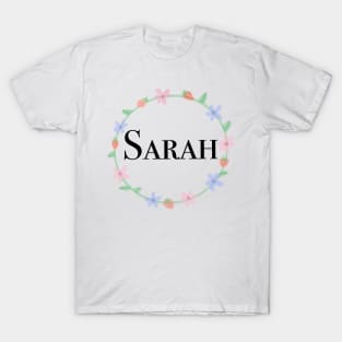 Sarah name design T-Shirt